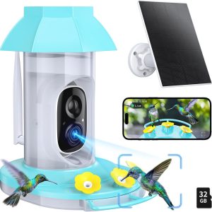 Hummingbird Feeder with Camera HARYMOR